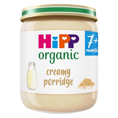 HiPP Organic Creamy Porridge Baby Food Jar 7+ Months 160g (Pack of 6)