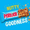 Perkier Peanut Bars (18 Bars), Vegan, Gluten Free, Protein, Lower Sugar, Office Snacks, Healthy Snacks for Adults, Low Calorie, Halal, Breakfast Bar, High Fibre, Gut Health, Multipack view 3