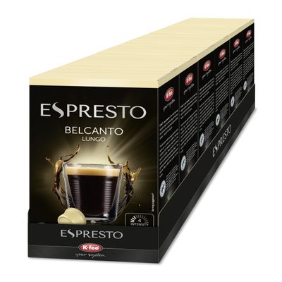 K-Fee Espresto Belcanto - Light Roast - 6 boxes of 16 capsules