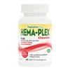 NaturesPlus Hema Plex Chewable Iron - Gentle Iron Supplement with Vitamin C, Methyl B12, Folate - Blood Health, Immune, Energy - Vegan, Gluten Free - 60 Chewable Tablets view 1