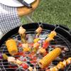 COM-FOUR 12x Stainless Steel skewers - 24 cm Long Meat skewers - BBQ skewers for Meat, Fish and Vegetables (24cm) view 2