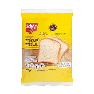 Schar Wholesome White Loaf 300 g x 6 (Pack of 6)