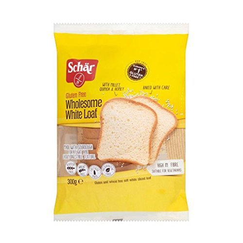 Schar Wholesome White Loaf 300 g x 6 (Pack of 6)