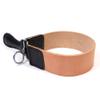 Leather strop for Razors 55 cm - Padded Handle - Foldable view 1