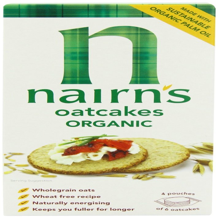 Nairns Organic Oat Cakes 250g x 5 (Pack of 5)