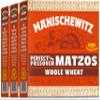 Manischewitz Whole Wheat Matzo for Passover - 3 Box Value Pack, Thin & Crisp (3 x 285g) | Kosher for Passover view 1