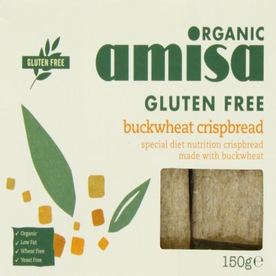 Amisa | Crispbread - Buckwheat W/Grain | 2 x 120g