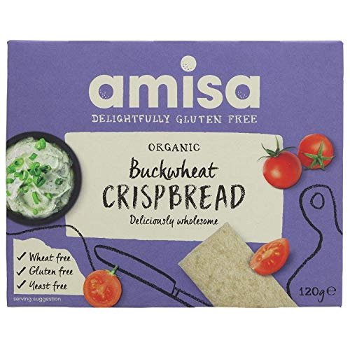 Amisa | Crispbread - Buckwheat W/Grain | 6 x 120g