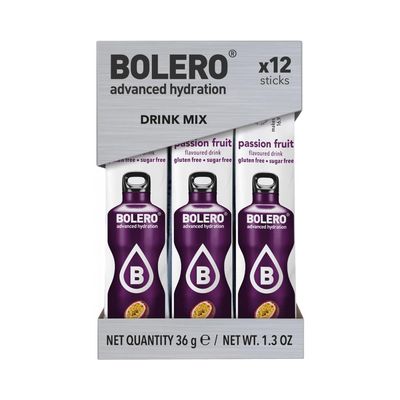 Bolero Sticks (12x3g) Passion Fruit - Intra- & Post-Workout - Intra-Workout
