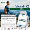 Vitamin K2 MK7 200mcg - 365 Vegan Tablets not Capsules - 1 a Day - 1 Year Supply - High Strength VIT K2 Menaquinone - Easy to Swallow - Made in The UK - Nu U Nutrition view 2