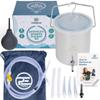 Premium Enema Stainless Steel Enema Kit for Colon Cleanse - 2 Quart Bucket with 6.75 Foot Hose, 7 Tips for Men and Women view 1