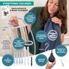 Premium Enema Stainless Steel Enema Kit for Colon Cleanse - 2 Quart Bucket with 6.75 Foot Hose, 7 Tips for Men and Women view 3