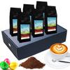 Easter Coffee-Box Gift - 6 Amazing Coffees 65 g in Beautiful Gift Box (Ground Coffee, Blue Box) view 1