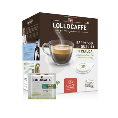 150 Pods Coffee 44mm - DEK Espresso - Lollo Coffee