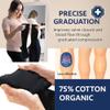 Kensington Compression Socks for Women & Men  Cotton Flight Socks for Travel, Maternity, Sports, & Medical Stockings  Calf & Ankle Swelling Relief, Improves Circulation, Great for Pregnancy Size 6-8 view 3