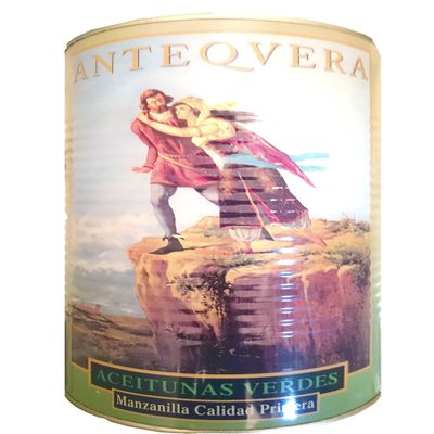 3 Large Cans.  Olives Manzanilla, with a mild Flavor Anchovies. Low in Salt.