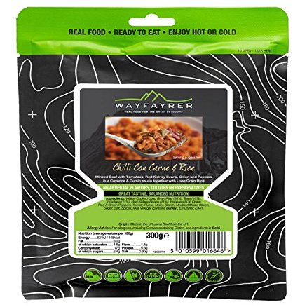 Wayfayrer Ration Packs - 6 Pack - 300g - Wayfarer Meals - Expedition, Hiking, Survival & Camping Food - Emergency Food Rations Long Life for 3 Years - Official DOFE Food - Boil in The Bag Meals