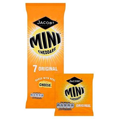 Jacob's Mini Cheddars Cheese 25g x 7 per pack