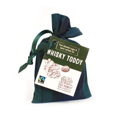 Whisky Toddy Spices In Black Watch Tartan Bag (4 sachets) (No Whisky Included)