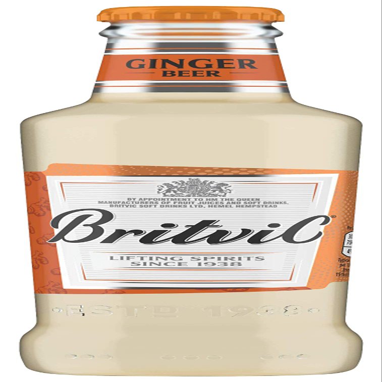 Britvic Ginger Beer - Expertly Blended Drink - Pack of 24 x 200ml