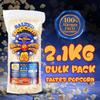 MacCorns - Salted Popcorn - 2.1kg Bulk Pack - Freshly Popped, Packed & Shipped Directly by MacCorns - Serves up to 60 Guests - Ideal For Parties, Events & Large Gatherings - Allergen FREE ! view 2