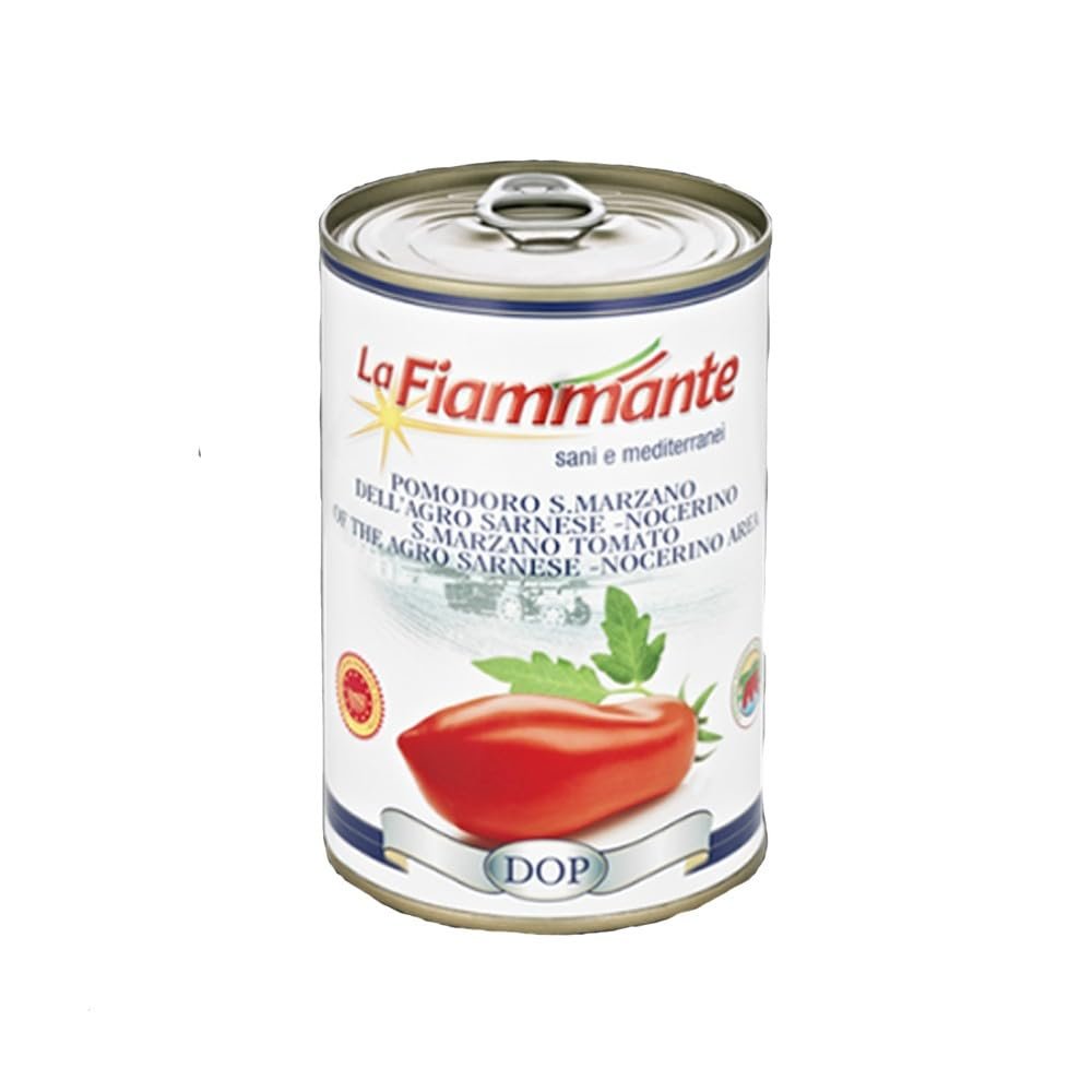 PEELED TOMATOES SAN MARZANO LA FIAMMANTE 12 X 400 GR