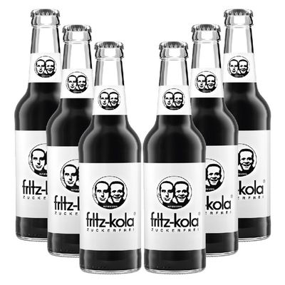 Fritz-Kola Sugar-Free / Zero / Light Six Pack - 6 x 330 ml = 1980 ml