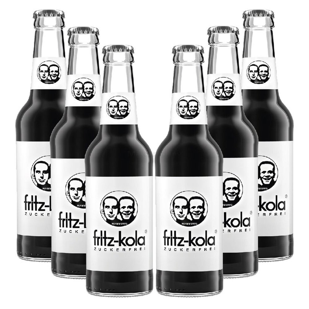 Fritz-Kola Sugar-Free / Zero / Light Six Pack - 6 x 330 ml = 1980 ml