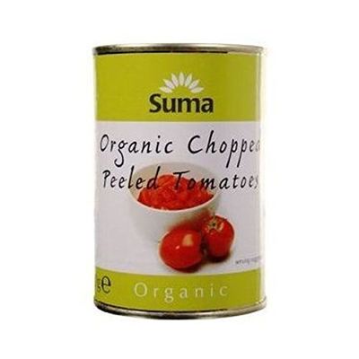 Suma Organic Chopped Tomatoes 400g x 2 (Pack of 2)
