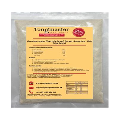 Aberdeen Angus (Scottish Onion) Burger Seasoning - 100g (4kg Batch)