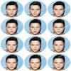 12 x PRE-CUT Blue Olly Murs Edible Cake Toppers view 2