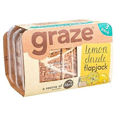 Graze Lemon Drizzle Flapjack 3 x 53g