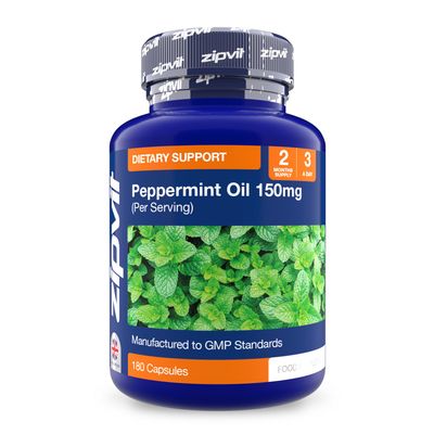 Zipvit Peppermint Oil Capsules 150mg, 180 Peppermint Capsules