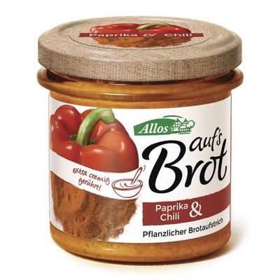 Creamy Paste with Peppers and Chili BIO 140 g - ALLOS