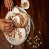 Rita Farhi Silver Sugared Almond Dragees in a Luxury Ribbon Gift Bag - 500g - Sugar Almond Sweets view 2