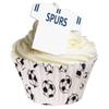144 Edible T Shirt Decorations - Great for Spurs Fans - Perfectly pre-Cut Wafer just pop Them Out The Packaging and top Them on Your Cake - Bulk Pack of 144 - by CDA Products Ltd view 1