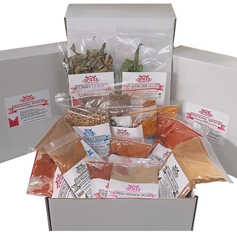 Indian Spice Pack by SPICESontheWEB
