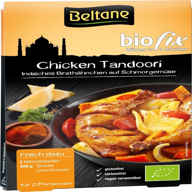 Beltane Biofix Chicken Tandoori (6 x 21.50 g)