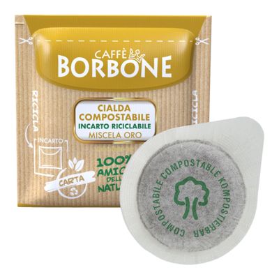 CAFF BORBONE - MISCELA ORO - Box 50 PODS ESE44 7.2g