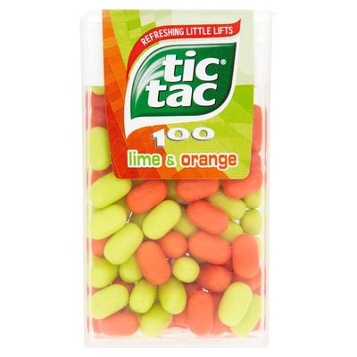 Tic Tac 100 Lime And Orange, 49g