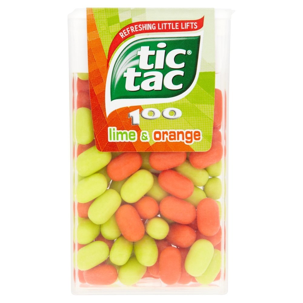 Tic Tac 100 Lime And Orange, 49g