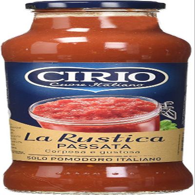 12x Cirio Passata di Pomodoro Rustica 100% Italian Tomato Sauce for Pasta 680g