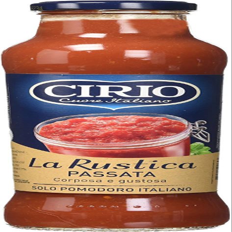 12x Cirio Passata di Pomodoro Rustica 100% Italian Tomato Sauce for Pasta 680g