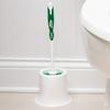 Libman Commercial 34 Round Bowl Brush and Open Caddy, Polypropylene, 15" Standing Height, Green and White (Pack of 4) view 2