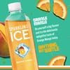 Sparkling Ice, Orange Mango Flavored Sparkling Water - Contains Vitamins- Only 12 calories- No Added Sugar - No Carbs (12 x 500ml Bottles) view 2