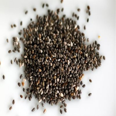 Chia Seeds Whole Natural Dark (High in Iron & Calcium) Free UK P&P (50g)