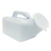 1000ml Male Mens Travel Outdoor Plastic Emergency Portable Toilet Urinal - 6 x Bottles + Lid view 2