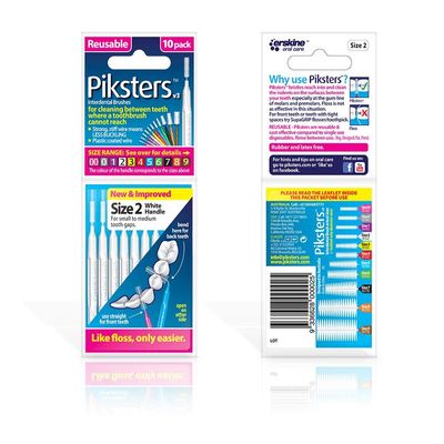 Brush Brush for Between Teeth Size 2 White 0.55 mm 10 per pack