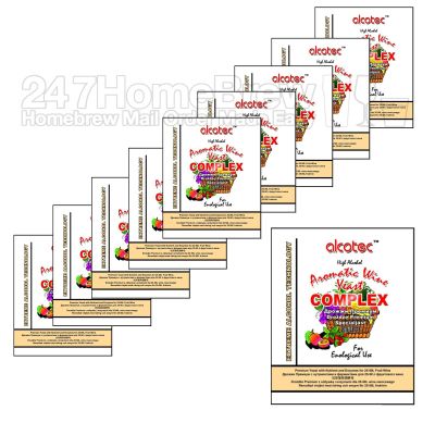 10x Alcotec Aromatic Complex Turbo Wine Yeast with Pectic Enzyme