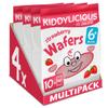 Kiddylicious Strawberry Wafers - Gluten and Dairy Free Kids Snack - Suitable for 6+ Months - 4 x 10 Twin Packs view 1